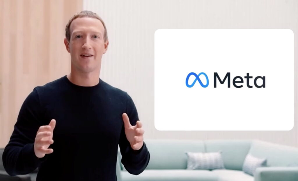 Mark Zuckerberg annoncerede efter mange måneders rygter i 2021, at Facebook skifter navn til Meta.