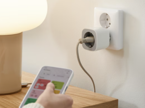 Inspelning smart plug med energiovervågning fra IKEA.